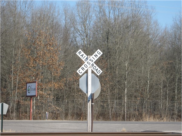 Railroad Crossing off Old Highway 64
