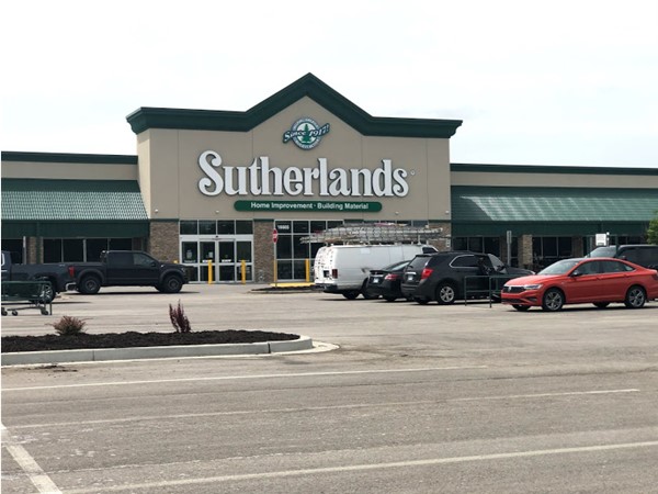 Sutherlands is just a few minutes away