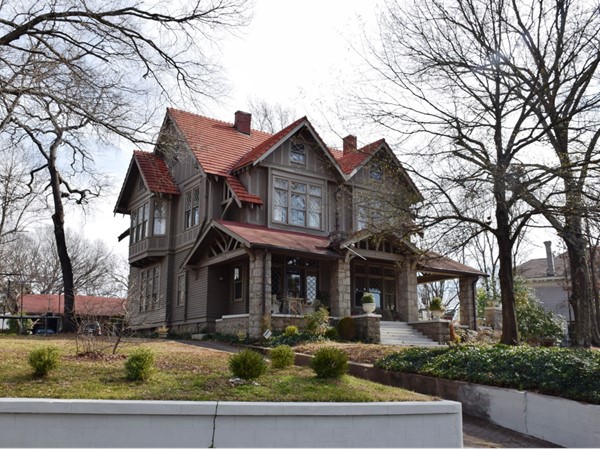 This is another example of a unique historic home in the Hillcrest area of Little Rock