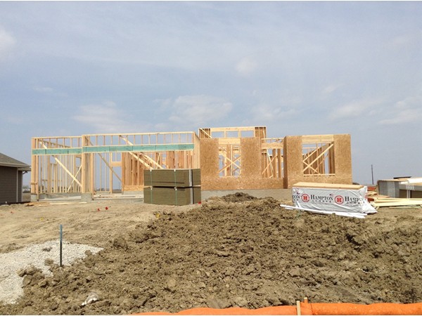 New construction in Bent Creek Meadows