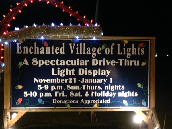 One of the Lake's best Christmas displays and it's free! Held yearly at the Laurie Fairgrounds 