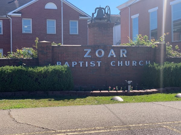 Zoar Baptist Church on the corner of Hooper Rd. and Joor Rd