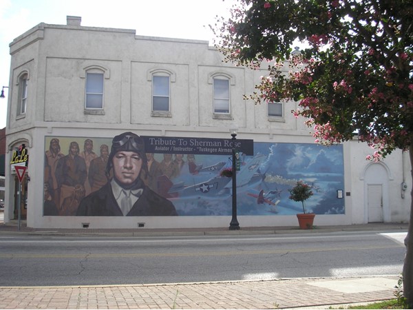 One of several murals throughout downtown Dothan