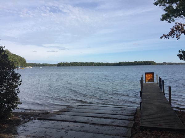 Crescent Shores Road public boat launch provides easy access to beautiful Long Lake and its islands