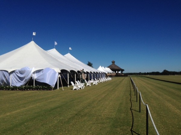 Luncheon tent at Sunny Hills for Polo