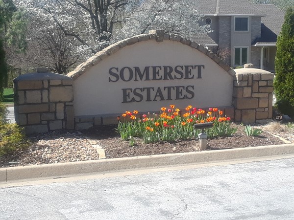 The flowers are in bloom at Somerset Estates