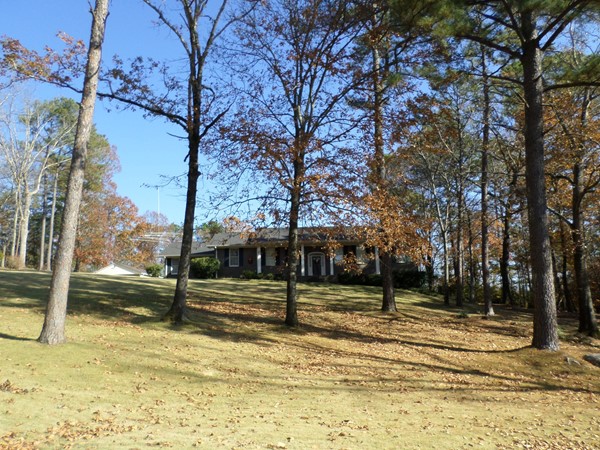 Nice wooded lot in Brookstone Estates