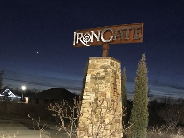 Beautiful evening here at Iron Gate in Bel Aire. Beautiful homes in a great community  