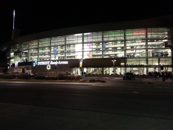 Intrust Bank Arena in downtown Wichita hosts many of the city's sporting events and concerts