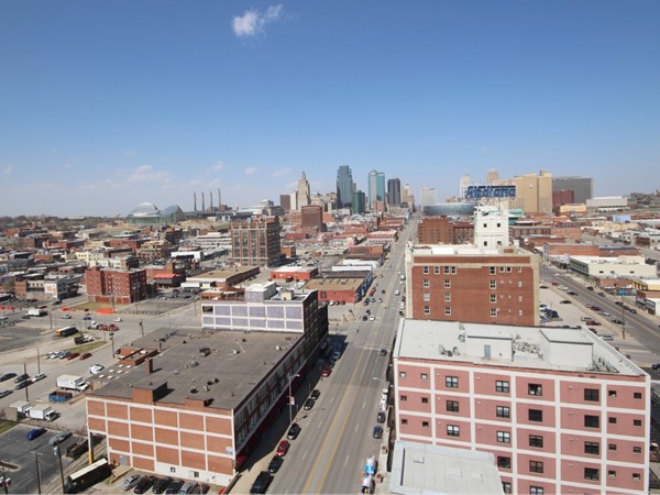 A beautiful spring day in Downtown Kansas City