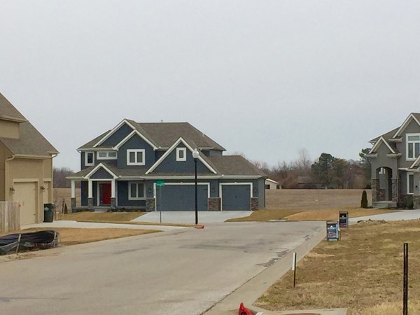 New construction going up in the latest Chapman Farms Subdivision