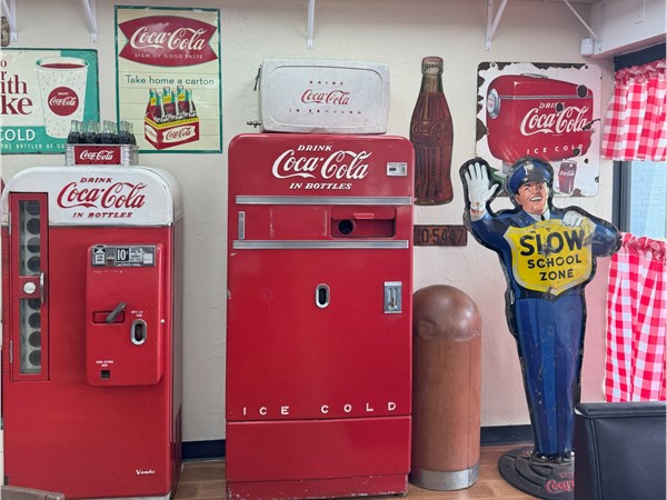 Amazing decorations inside Dan's Ol' Time Diner
