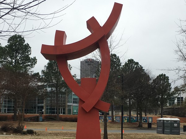 Downtown Little Rock is a mix of old and new
