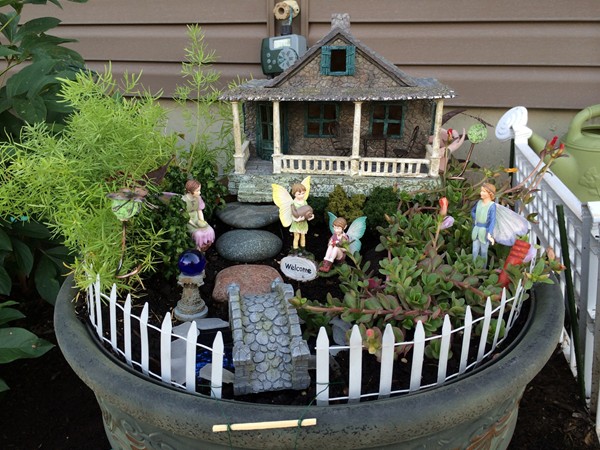 Fairy gardens have become quite popular recently