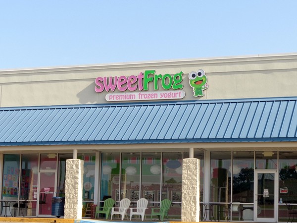 Check out Sweet Frog in Prattville for their delicious frozen yogurt 