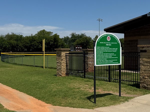 Baseball fields at Buck Thomas Park