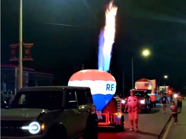 RE/MAX bringing the fire at the Sturgis Fest Parade Downtown Sturgis June 2023