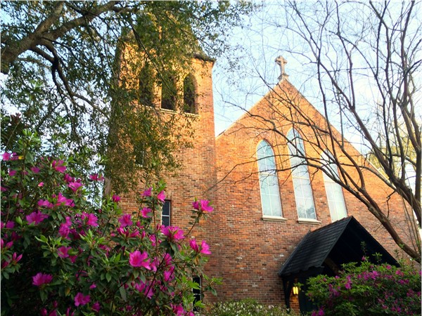 Christ Episcopal Church in downtown Covington.  So beautiful when the azaleas are in bloom.
