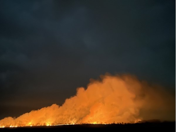 Flint Hills pasture burn