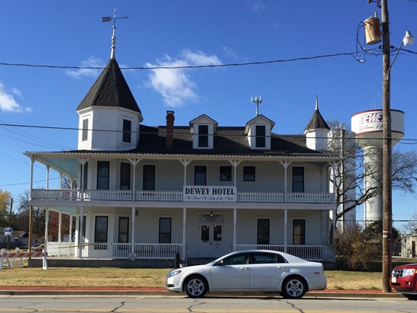 The Dewey Hotel and Museum - known as the Grand Old Lady of the Prairie