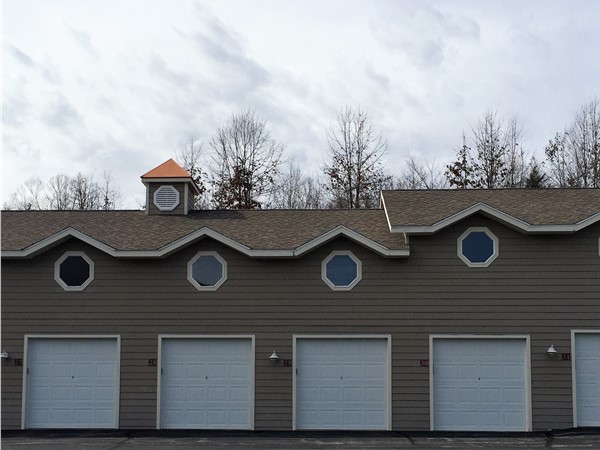 Large garages with extra attic space above