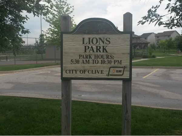 Lions Park in Clive 