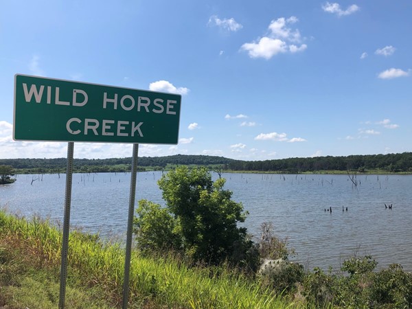 Wild Horse Creek is the south end of Skiatook Lake near Hominy 