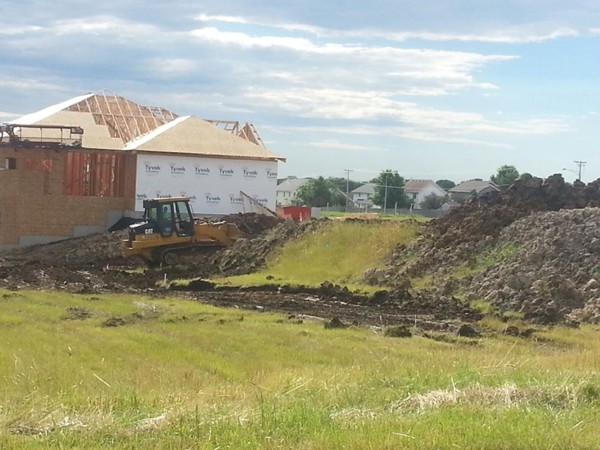 New homes are going up in Rock Creek Crossing, one of Ankeny's newest developments