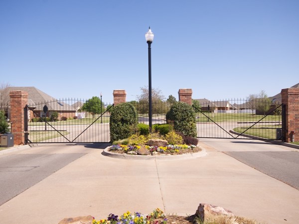 The Gardens of Blue Quail Ridge is a private gated neighborhood
