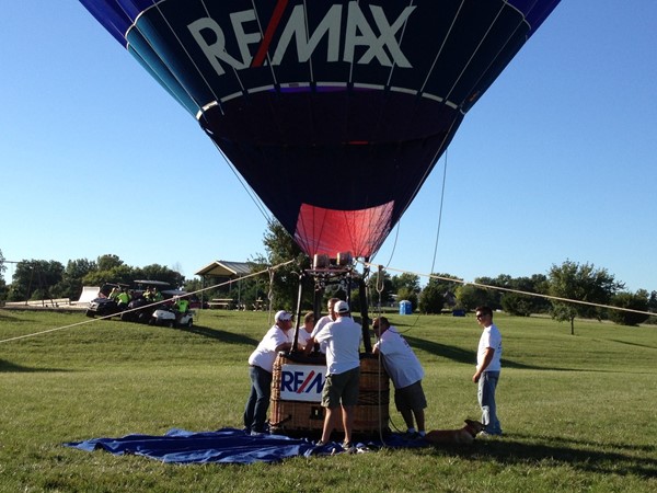 RE/MAX Balloon at Jesse James Festival