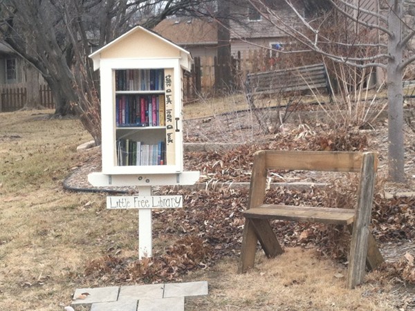 Roadside Library in Alvamar Estates neighborhood