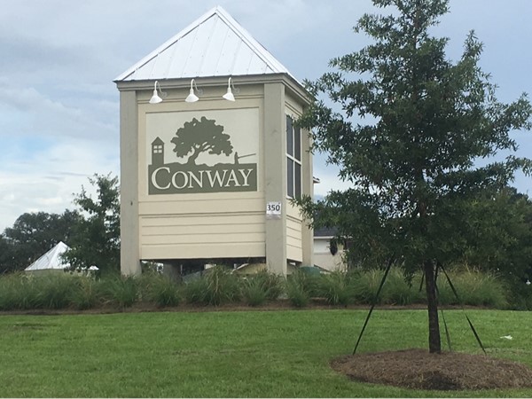 Entrance to Conway off of Hwy 44 in Gonzales