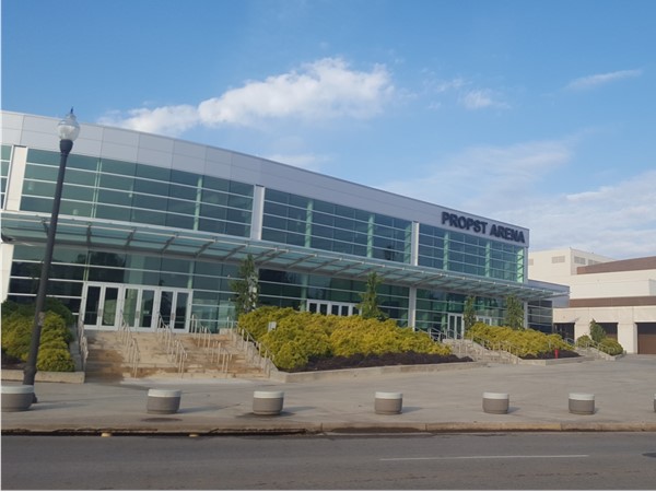 Propst Arena at the Von Braun Center in downtown Huntsville
