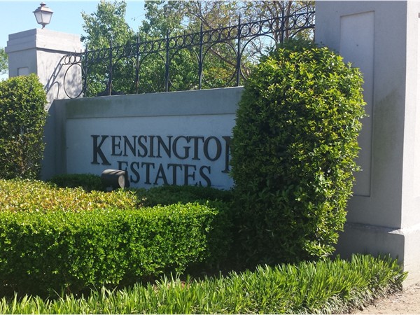 Kensington Estates entrance