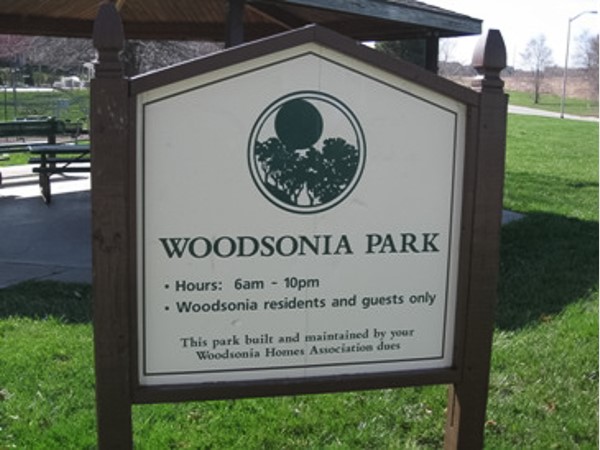 Woodsonia Park in Shawnee KS