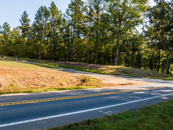 Future entrance of Canyon Creek Village located off of Highway 5 in Benton, AR