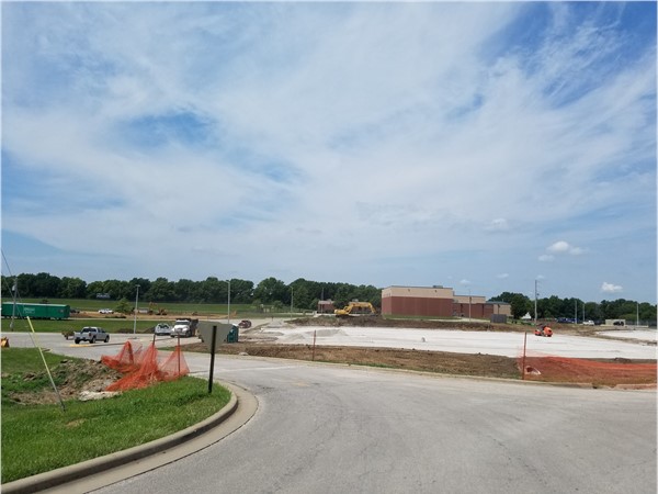 New parking lot looking good