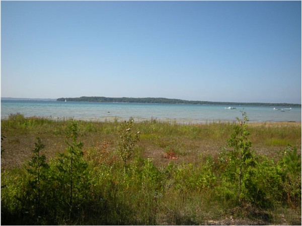 Power Island and West Grand Traverse Bay from Peninsula Drive