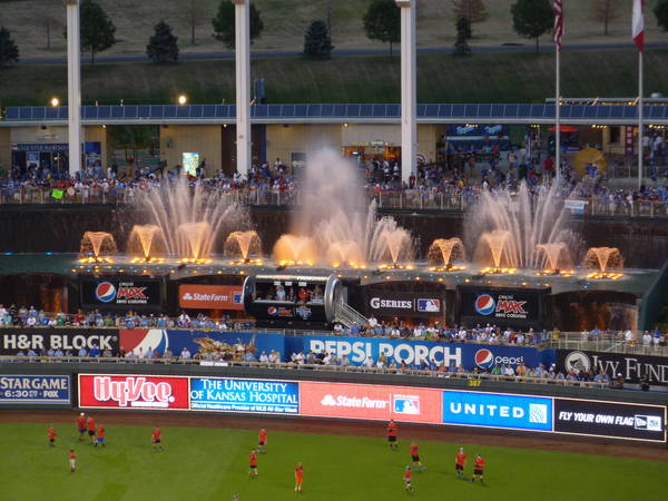 The Fountains at Kauffman Stadium