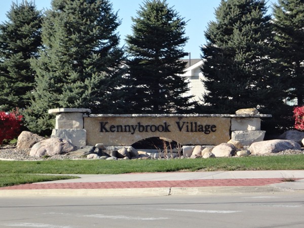 The entrance to Kennybrook Village in Grimes
