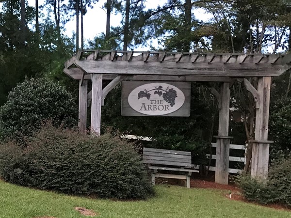 Entrance to The Arbor Subdivision 