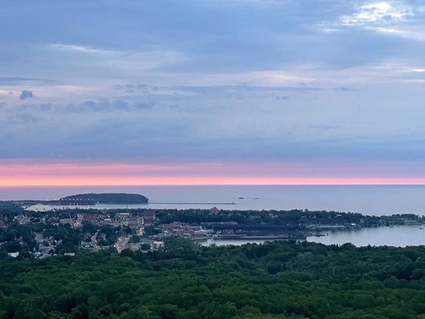 City of Marquette taken from the Mount Marquette overlook