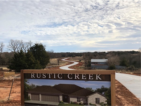 Come home to brand new Rustic Creek Community