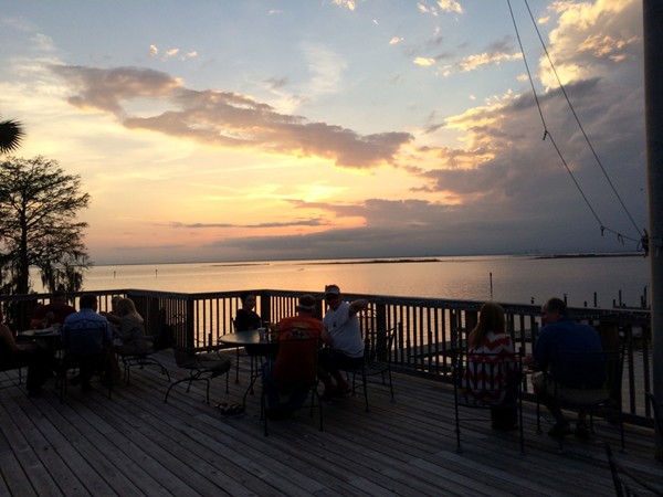  The Lake Forest Yacht Club in Daphne is open many weeknights and maybe you'll catch a sunset