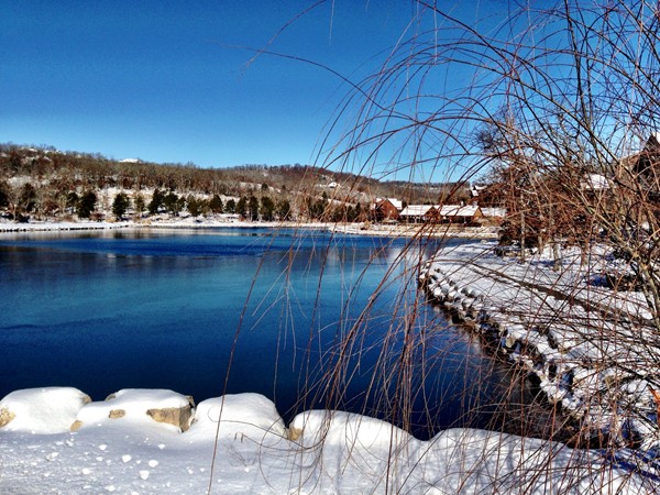 Fox Hollow Lake at StoneBridge Village is beautiful in winter too!