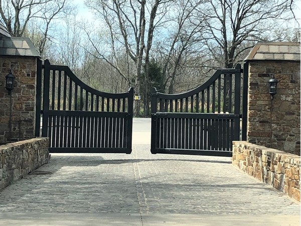  Substantial gates welcome you into Dover Pond. Great neighborhood