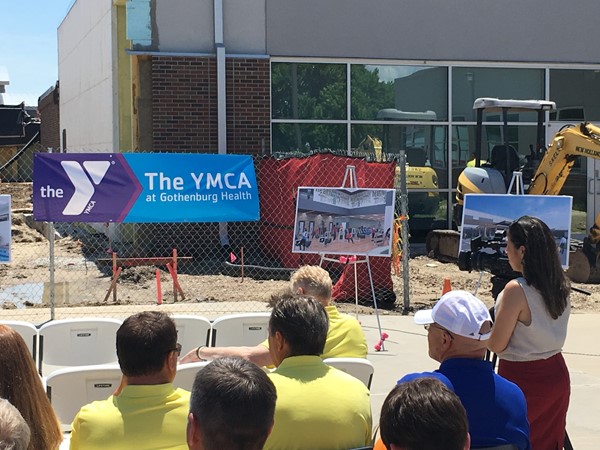 Ground breaking ceremony for the new YMCA coming to Gotehnburg  