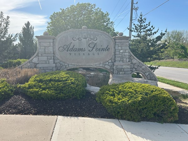 Main entry of Adams Pointe Village