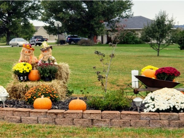 Fall decorations in Meadowlake