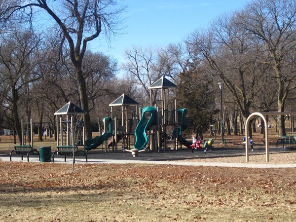 Playground area located at Pioneers Park